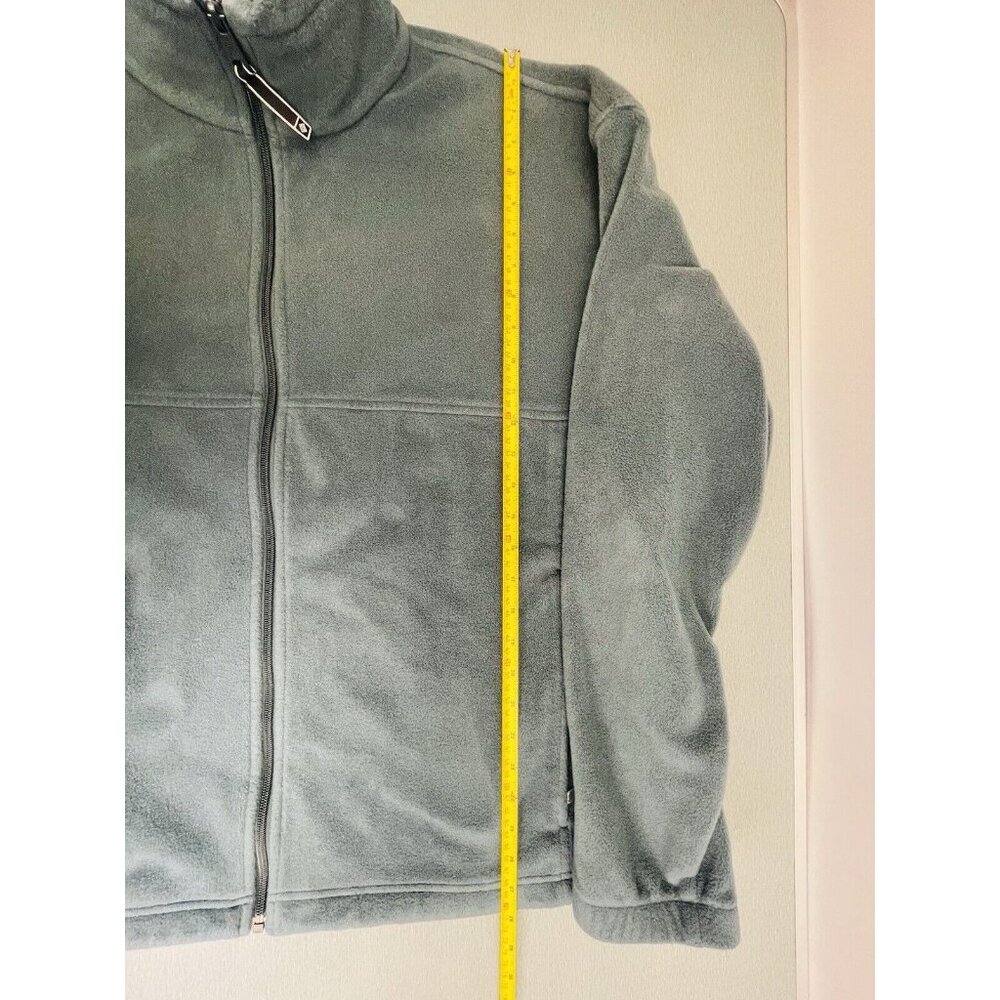Columbia Men's XXL Long Sleeve Full Zip Up Mock Neck Jacket Green - Picture 7 of 16